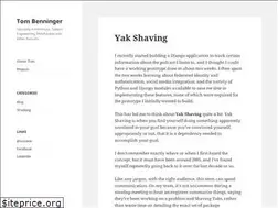 Sites similar to thomasbenninger.com