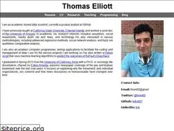 Sites similar to thomaselliott.me