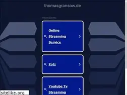 Sites similar to thomasgransow.de