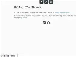 Sites similar to thomashourdel.com