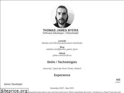 Sites similar to thomasjamesbyers.com