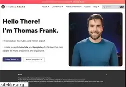 Sites similar to thomasjfrank.com