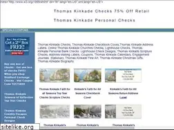 Sites similar to thomaskinkadechecks.org