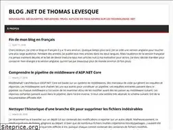 Sites similar to thomaslevesque.fr