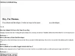 Sites similar to thomaslombart.com