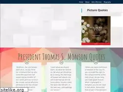 Sites similar to thomasmonson.com