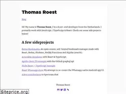 Sites similar to thomasroest.com