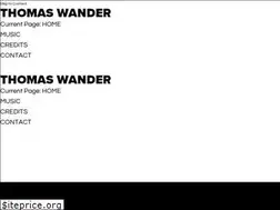 Sites similar to thomaswander.com