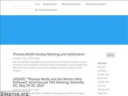 Sites similar to thomaswolfe.org
