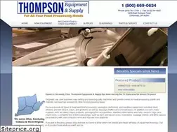 Sites similar to thompsonequipment.com