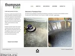 Sites similar to thompsonfloor.com
