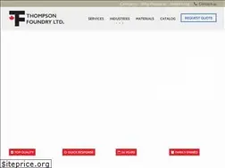 Sites similar to thompsonfoundry.com