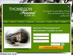 Sites similar to thompsonfuneralhomedetroit.com