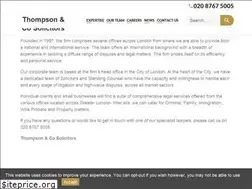 Sites similar to thompsonlaw.co.uk