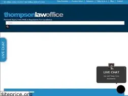 Sites similar to thompsonlawoffice.com