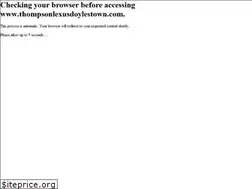 Sites similar to thompsonlexusdoylestown.com