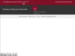 Sites similar to thompsonplagemanmemorials.com
