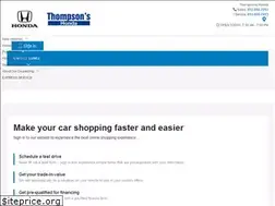 Sites similar to thompsonshonda.com