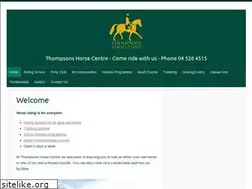 Sites similar to thompsonshorsecentre.co.nz