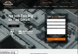 Sites similar to thompsonsroofing.com