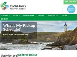 Sites similar to thompsonssanitaryor.recollect.net