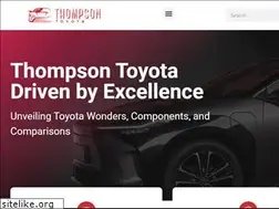Sites similar to thompsontoyota.com