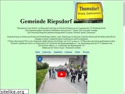 Sites similar to thomsdorf.com