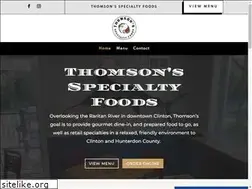Sites similar to thomsonspecialtyfoods.com