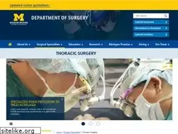 Sites similar to thoracic.um-surgery.org