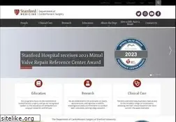 Sites similar to thoracicsurgery.stanford.edu