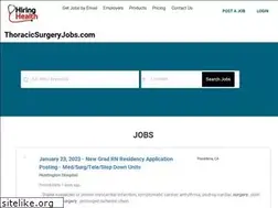 Sites similar to thoracicsurgeryjobs.com