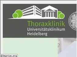Sites similar to thoraxklinik-heidelberg.de