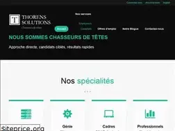 Sites similar to thorens-solutions.com