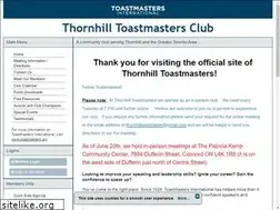 Sites similar to thornhilltoastmasters.com