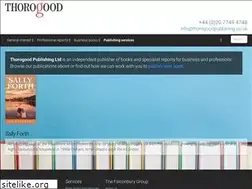 Sites similar to thorogoodpublishing.co.uk