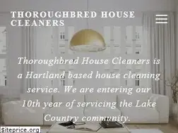 Sites similar to thoroughbredhousecleaners.com