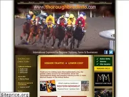 Sites similar to thoroughbredinfo.com