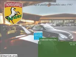 Sites similar to thoroughbredmotors.com