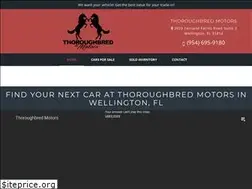 Sites similar to thoroughbredmotors.org