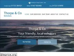 Sites similar to thorpeandco.com