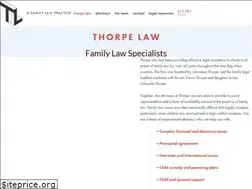 Sites similar to thorpelaw.com