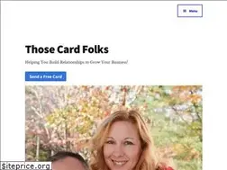 Sites similar to thosecardfolks.com