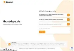 Sites similar to thosedays.de