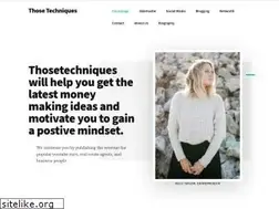 Sites similar to thosetechniques.com