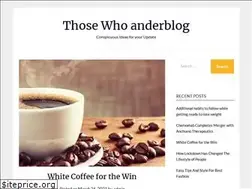 Sites similar to thosewhowanderblog.com