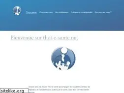 Sites similar to thot-e-sante.net