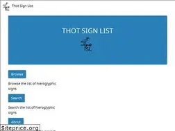 Sites similar to thotsignlist.org