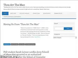 Sites similar to thouarttheman.org