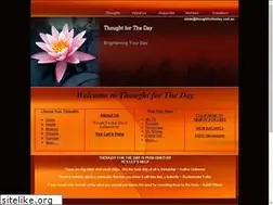 Sites similar to thoughtfortheday.com.au
