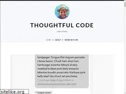 Sites similar to thoughtfulcode.com